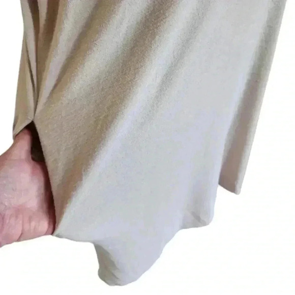 Aritzia Wilfred Free Marcoux Dress Light Taupe Jersey Women's size Extra Small - Picture 8 of 13